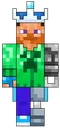 9871minecraftstevefrontpixelart