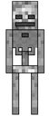 7756minecraftskeletonpixelart