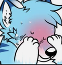 furry_blush Discord emoji