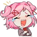 natsuki_laugh Discord Emoji