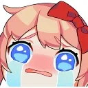 Sayori Cry Discord Emoji