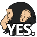 monke_yes Discord emoji