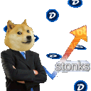 Doge_stonks Discord Emoji