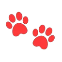 3686redpawprints