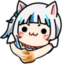 GuraNekoPolite Discord Emoji