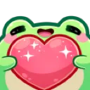 FrogHeart_P2U Discord Emoji