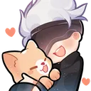 AA_Gojo_Cuddle Discord Emoji