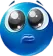 Blue Sad Discord Emoji