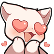 CatHeartEyes Discord emoji