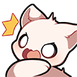 CatShocked Discord emoji