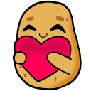 potatoheart Discord emoji