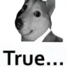 true