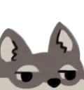 WolfPeeking
