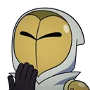 Golden_guard_hand_over_mouth