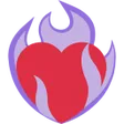 cecelfPurpleFireHeart