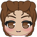 A brown-haired anime girl with a small, knowing smirk on her face.