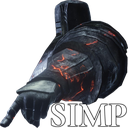 SimpPointDown Discord emoji