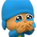 Blue Pocoyocry Discord Emoji