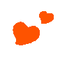 HeartsDarkOrange