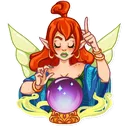 ROTFgreenfairycrystalball Discord Emoji