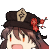 KU_HuTaoExcited Discord emoji