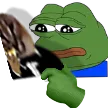 pepeHideSadness Discord Emoji