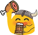 7512blobvikingfeast Discord Emoji