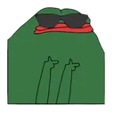 Pepe Glasses Discord Emoji