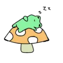 frog_sleepy_mushroom