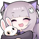 Ecafe_Bunny_Hug_NOSTEAL Discord emoji