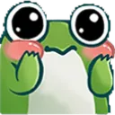 frogblushy Discord Emoji