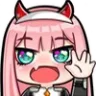 Zerotwo Hello Discord Emoji