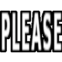 please