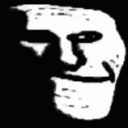 Dark Troll Face Discord Emoji