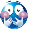 Blueflushed Discord Emoji