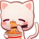 sx08White_Cat_eating_p2u