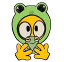 tlmHoldFrog Discord Emoji