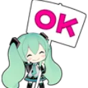 Miku Ok mikuok Discord Emoji