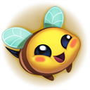 Bee_Happy_Left Discord emoji