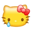 Hellokitty Emoji Sob Discord Emoji