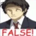 false