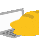 BlobHyroWork Discord Emoji