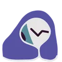 Blobhaj_Blanket_Blue Discord Emoji