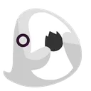 Blobhaj_Ghostie_Surprise Discord Emoji