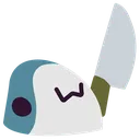 Blobhaj_Knife Discord Emoji