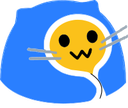 Blob_Cat_Cuddled Discord sticker from Geometry Dash Avenue
