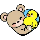 h_TeddyDuckHeart