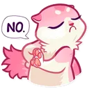 PinkCatNo Discord Emoji