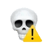 skull_alert Discord emoji