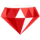 Red Chaos Emerald Discord Emoji